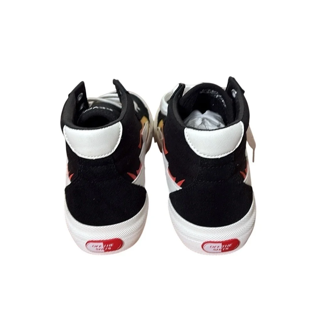 Revenge x Storm Vol 2 High Top‎ Black Flame Lightning Bolt Sneakers Men's 8 NWOB